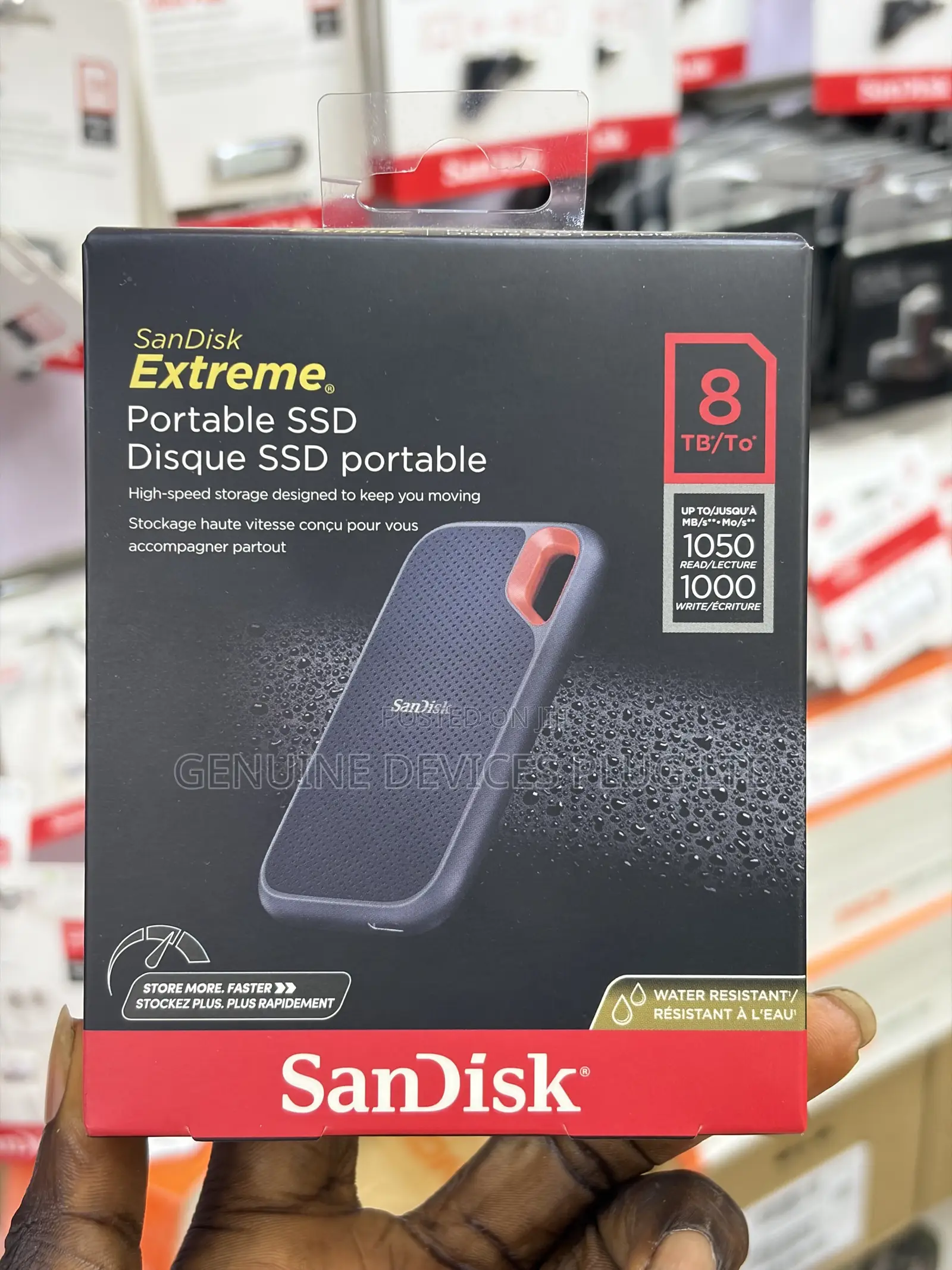 SanDisk Extreme Portable SSD - 8TB