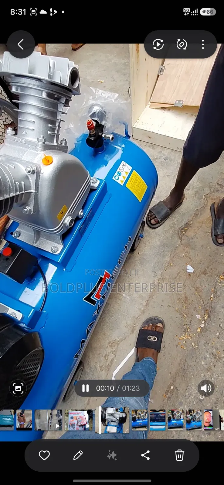 200 Litre Air Compressor Machine