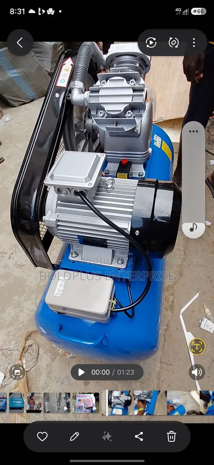 200 Litre Air Compressor Machine