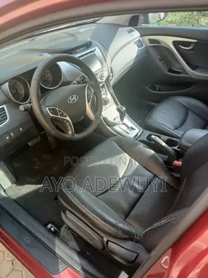 Hyundai Elantra Limited 2012 Red