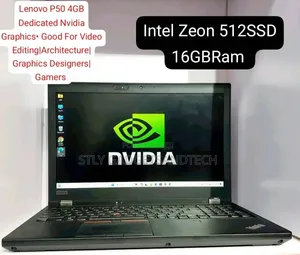 Laptop Lenovo ThinkPad P50 16GB Intel Xeon SSD 512GB