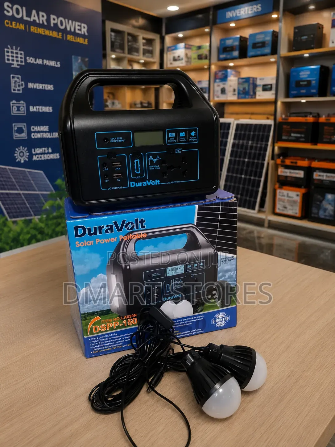 Duravolt DSPP 150 Solar Power (Without Solar Panel)
