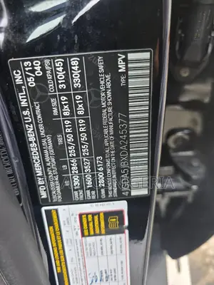 Mercedes-Benz M Class ML 350 4Matic 2013 Black