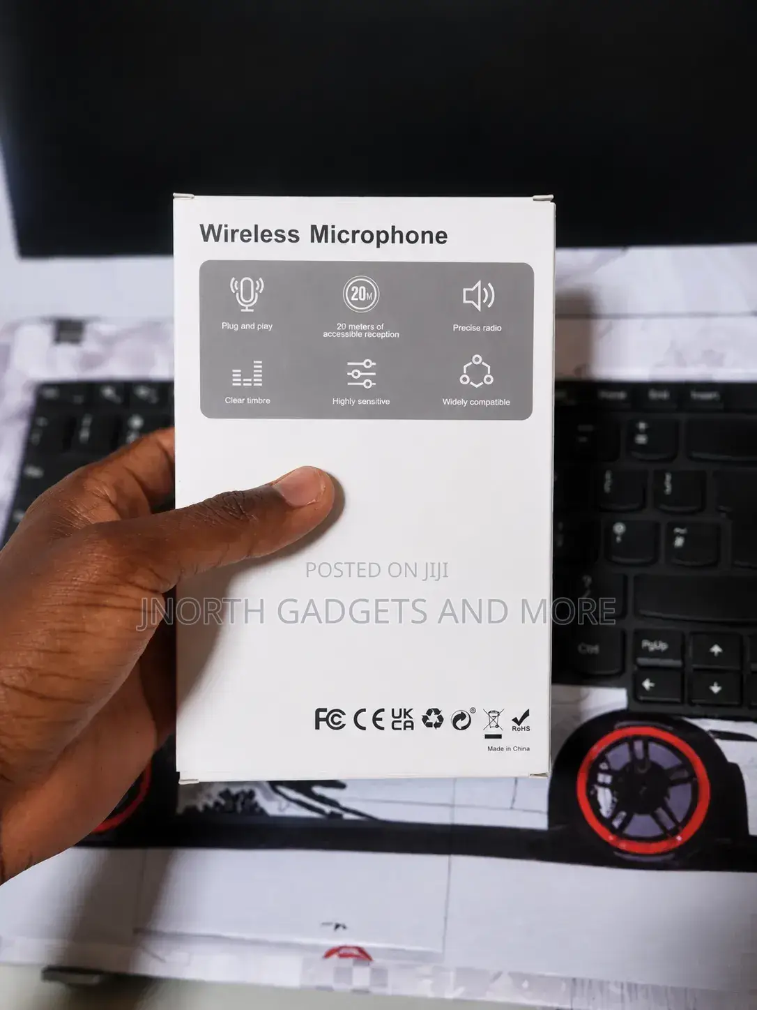 Wireless Microphone With 100% Noise Canceling