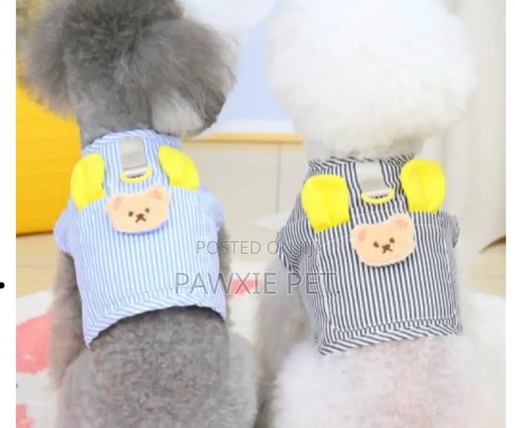 Cotton Pet Vest With Lead Hook