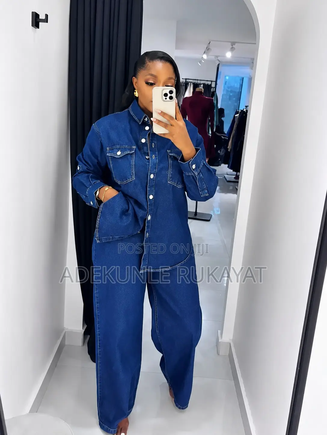 Luxe Denim 2pc Set