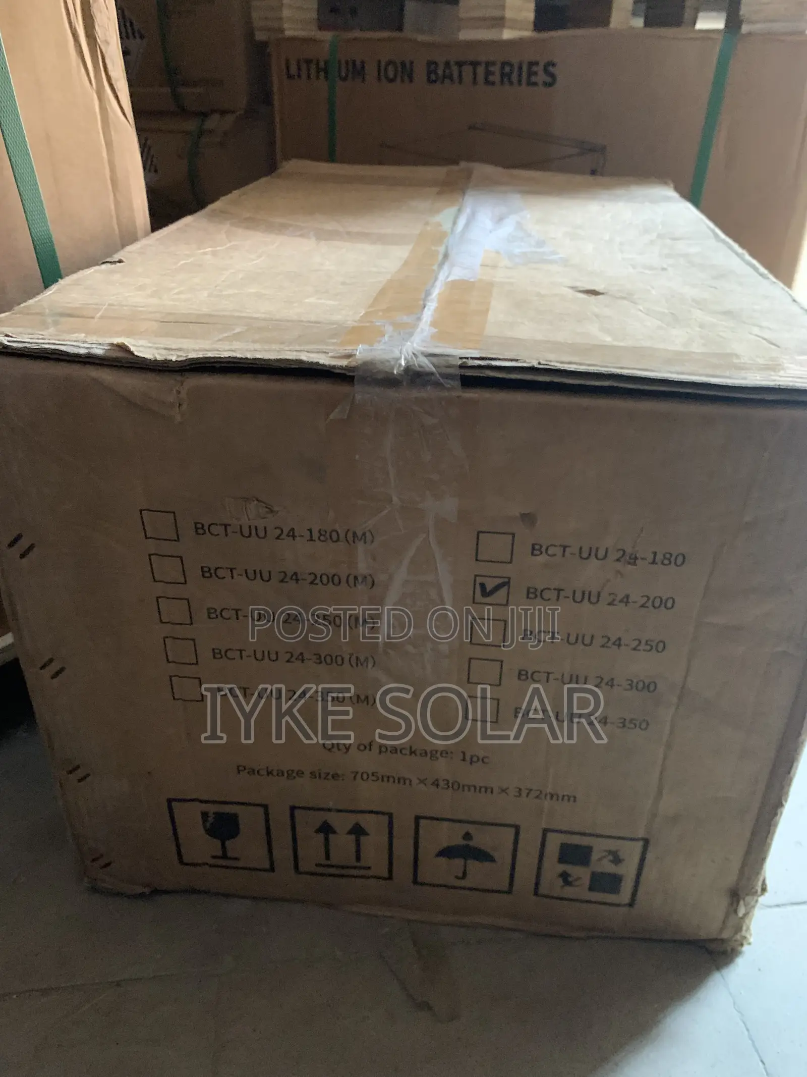 7.2kwh 24v Blue Carbon Lithium Ion Battery