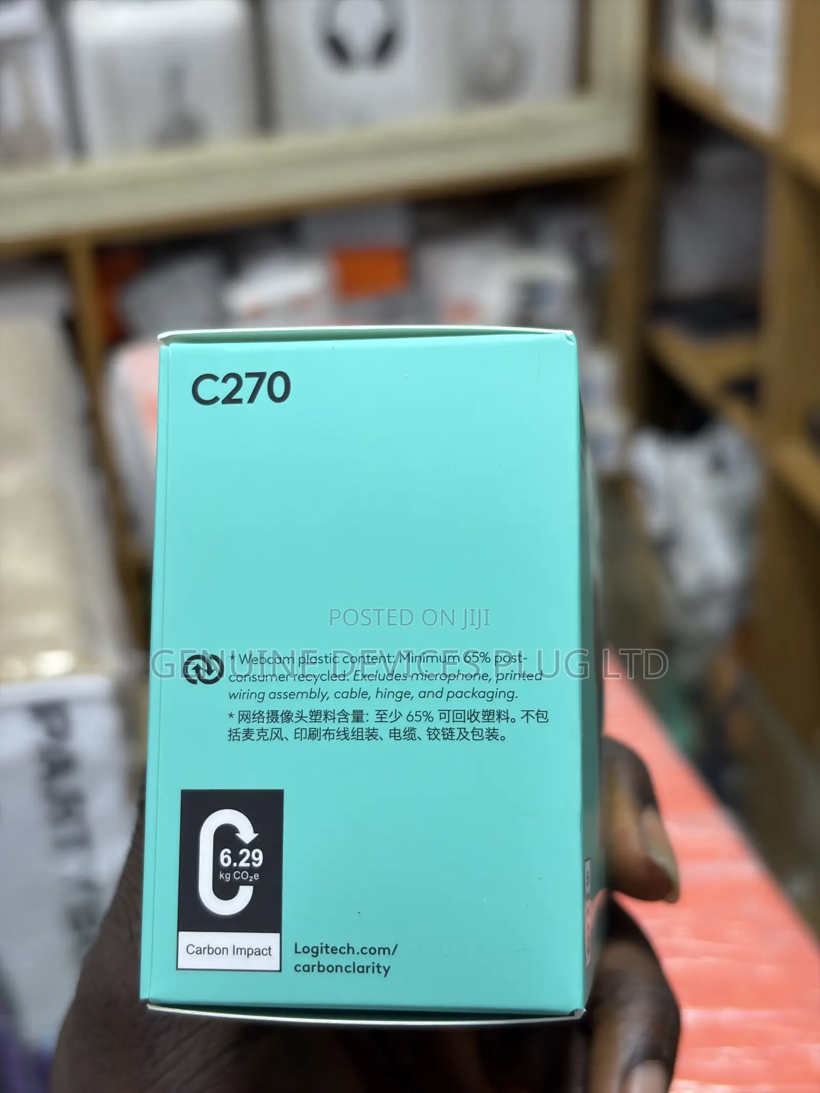 Logitech C270 HD Webcam 720p Picture Capturing Video Calls