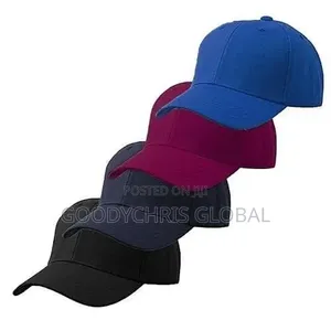 4-in -1 Unisex Plain Face Cap Set + Free Gift