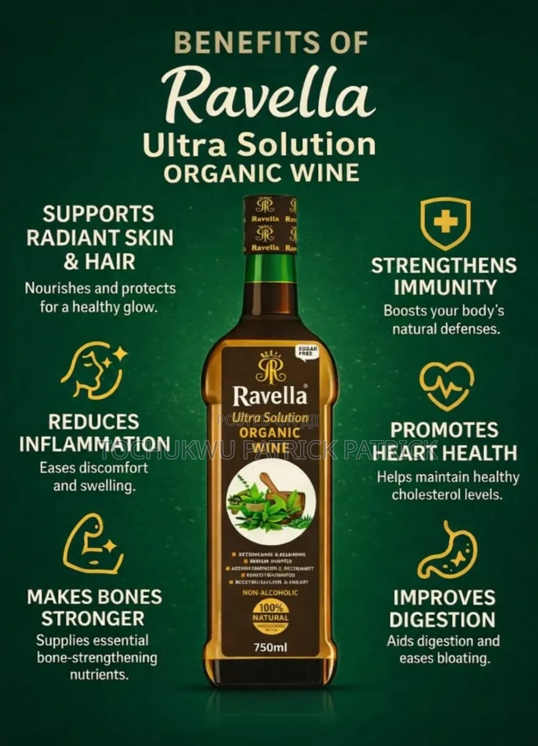 Ravella Health Organic Wine