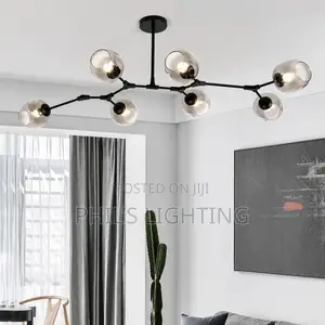 Nordic Branched Molecular Chandeliers Modern Glass Ball Pendant Lam