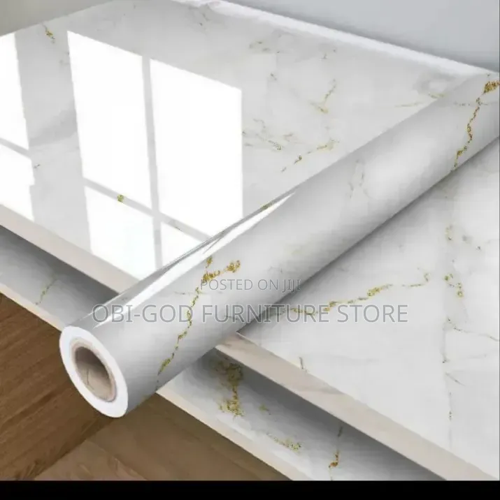 Kitchen Marble Sticker / Self-Adhesive Wallpaper – Premium Quality