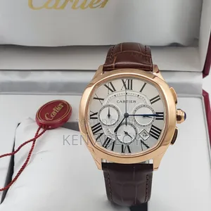 Cartier Leather Strap Watch
