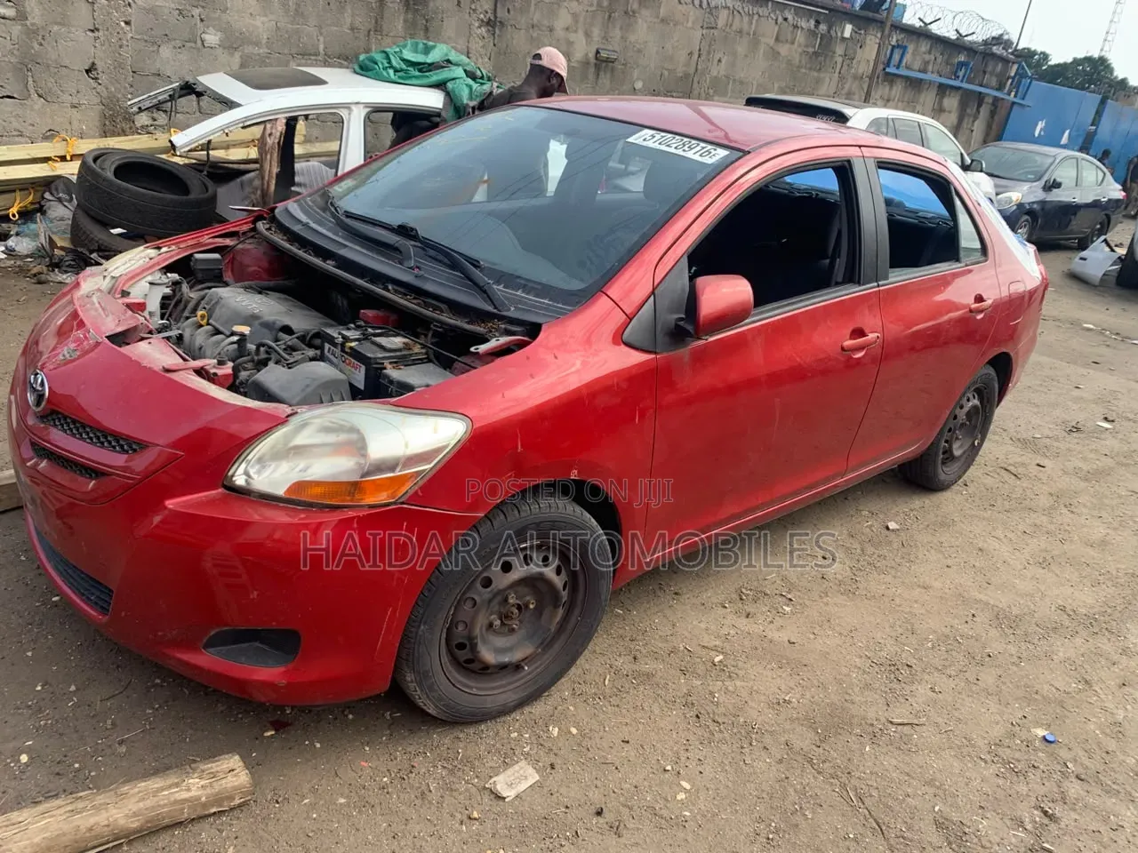 Toyota Yaris 2009 Maroon