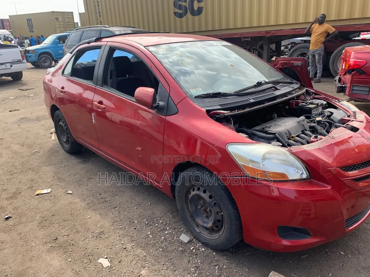 Toyota Yaris 2009 Maroon
