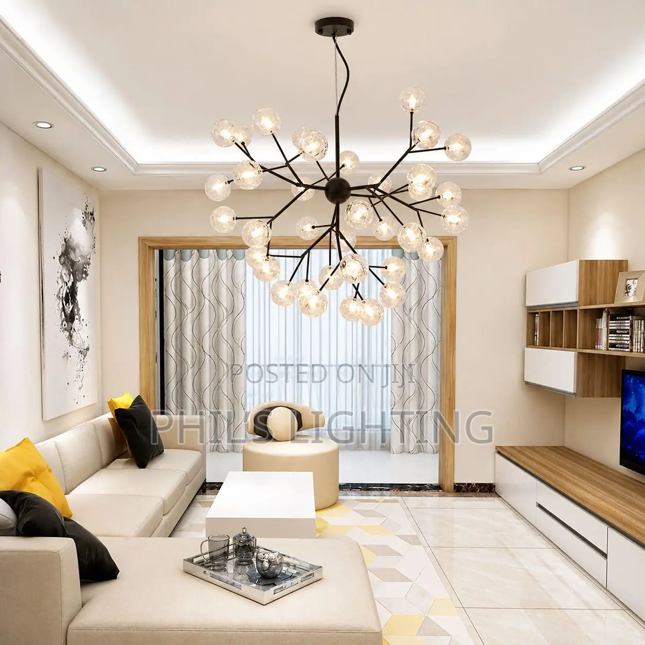 Modern LED Firefly Sputnik Chandelier Light