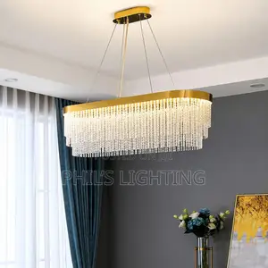 Nordic Glass Chandelier Post-Modern