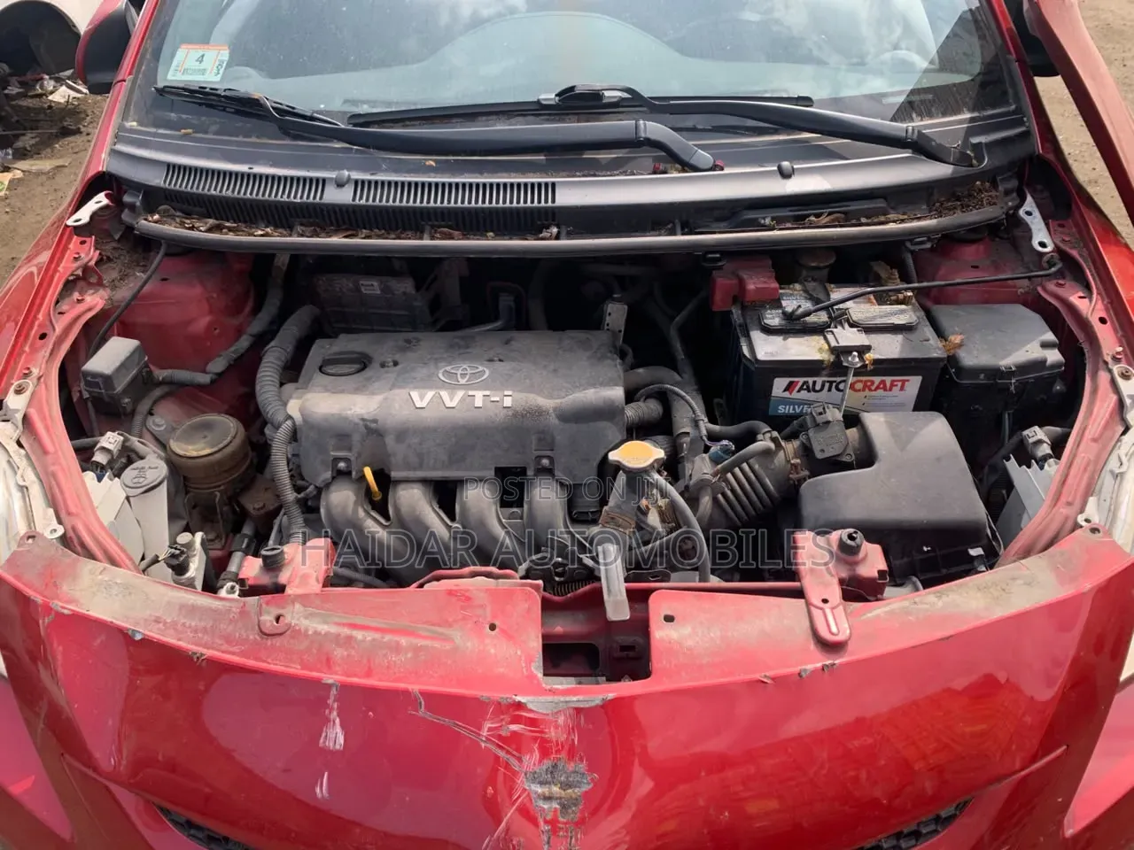 Toyota Yaris 2009 Maroon