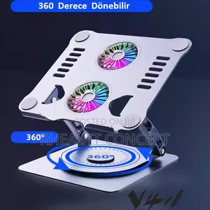 V4.1 360 Rotary Aluminium Heavy Duty Laptop Cooling Stand