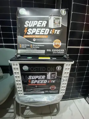 Super Speed Lite 12V 220Ah Tubular Inverter Battery – Brand New