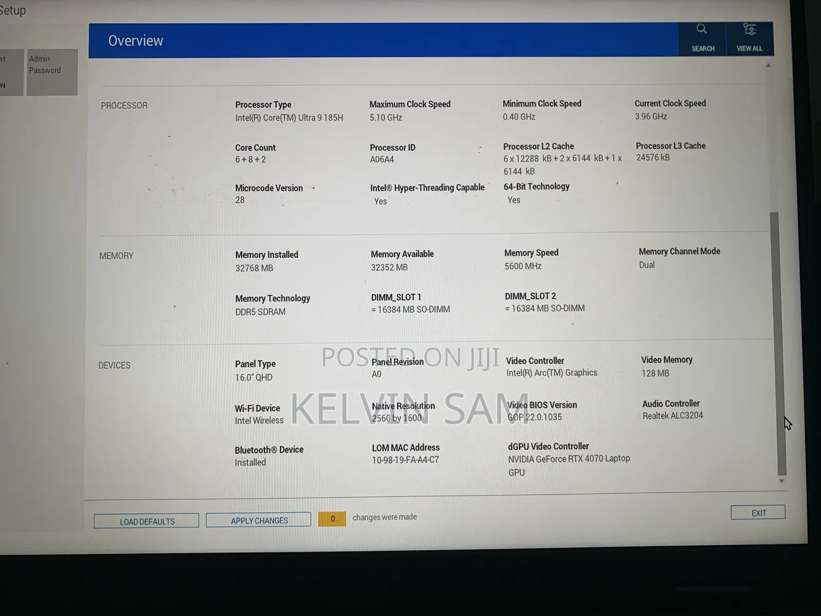 Laptop Alienware M16 R2 32GB Intel Core Ultra 9 SSD 1T