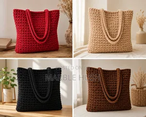 Handmade Crochet Tote Bag