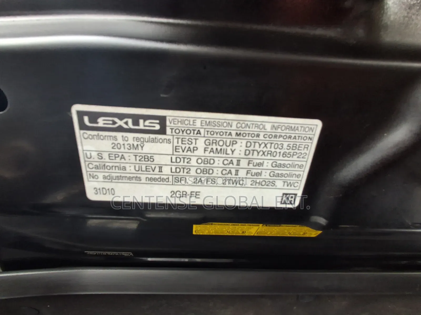 Lexus RX 2013 Black