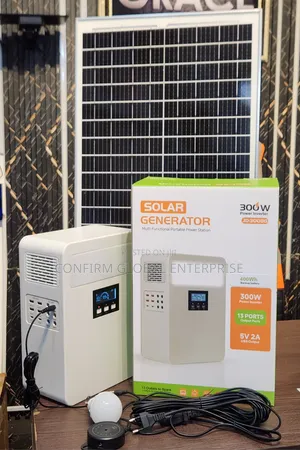 300W Solar Generator Complete Kit With 50W Solar Panel