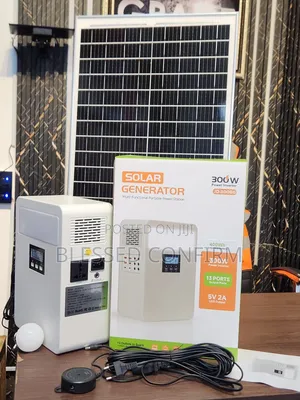300W Solar Generator for TV, Fan Lighting With 50W Panel