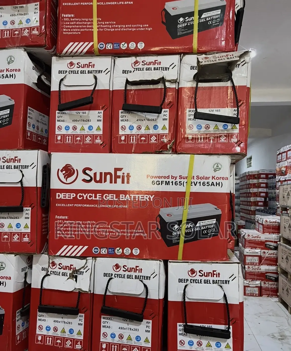 SUNFIT 165A 12V Deep Cycle Battery