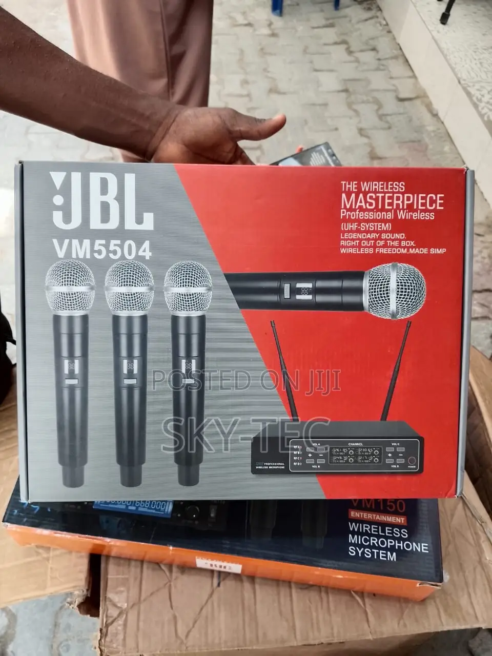 Original JBL 4handles Wireless Microphone Vm5504