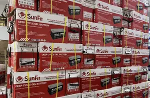 165ah Sunfit Deep Cycle Gel Battery 12v