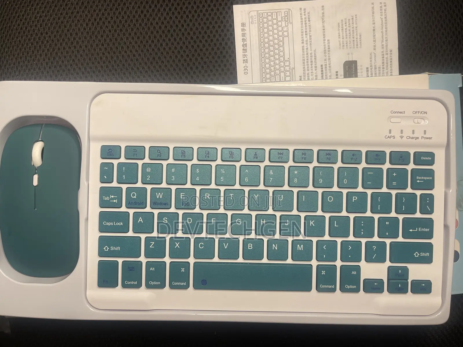 Rechargeable Wireless Bluetooth Keyboard Mouse Combo for PC Phone