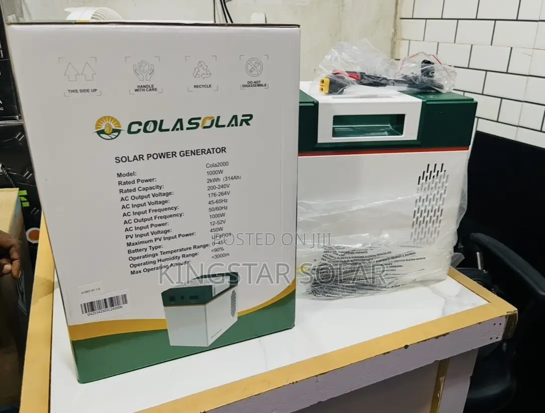 Cola 2000 Solar Generator
