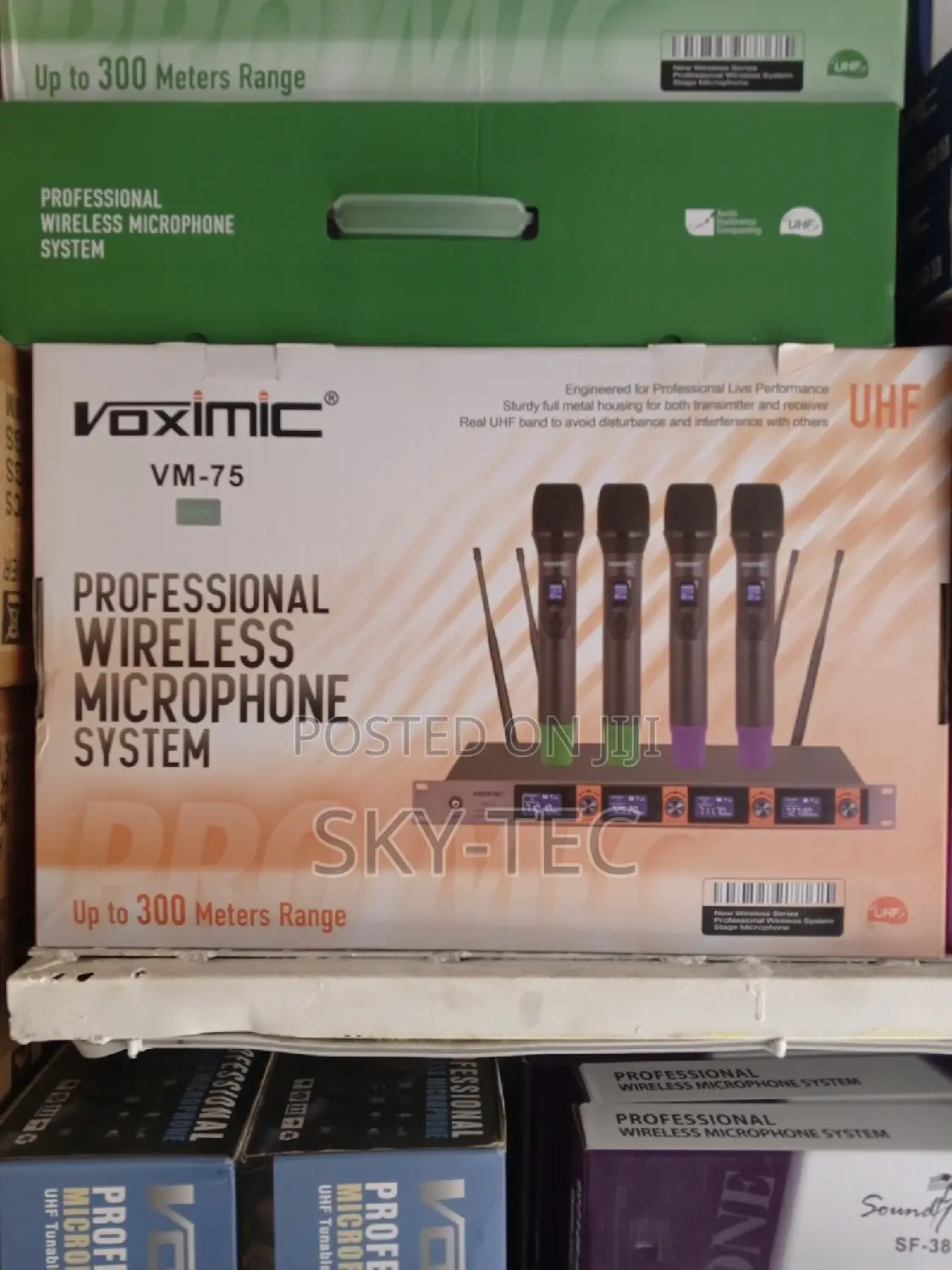 Original Voximic 4handles Wireless Microphone Vm75