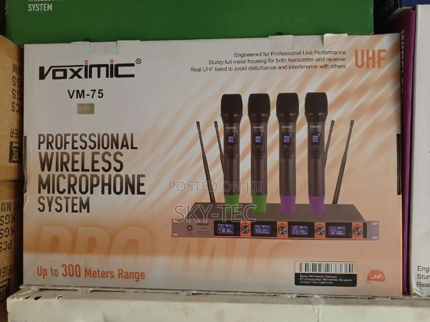 Original Voximic 4handles Wireless Microphone Vm75