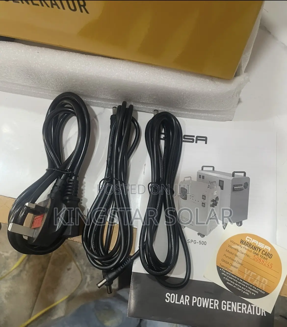 Qasa 500va Solar Power Generator