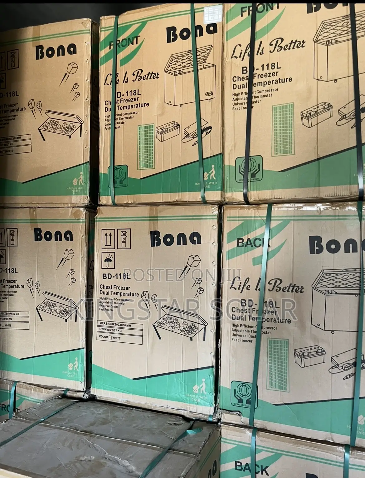 Bona Chest Dc Freezer 118l