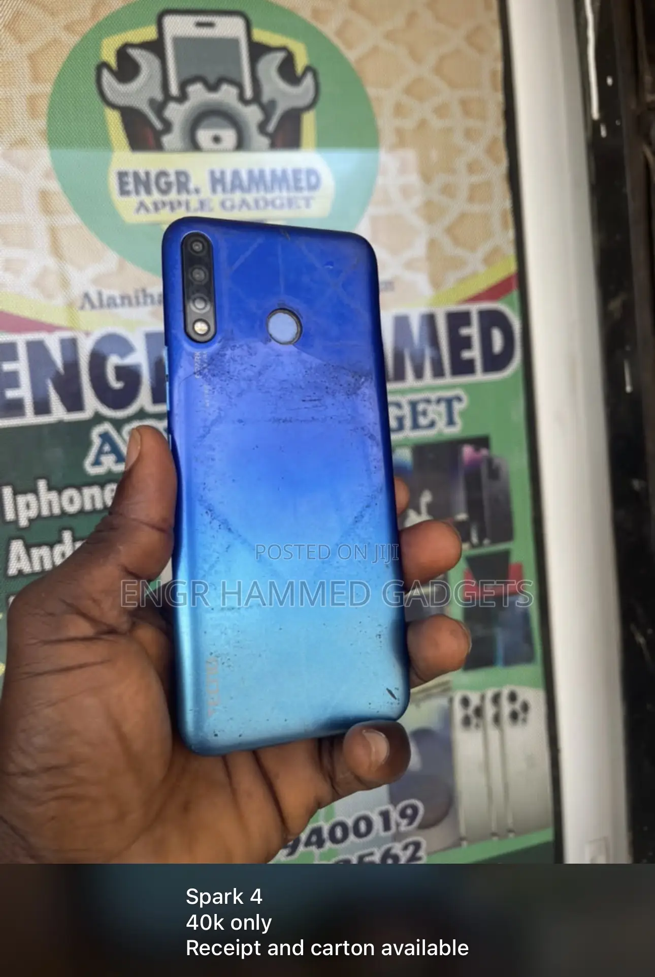 Tecno Spark 4 32 GB Blue