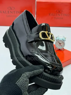 Valentino Men's Chunky Glossy Shoes DMN 7f