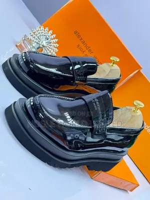 Alexander Black Men's Chunky Shoes DMN 7f