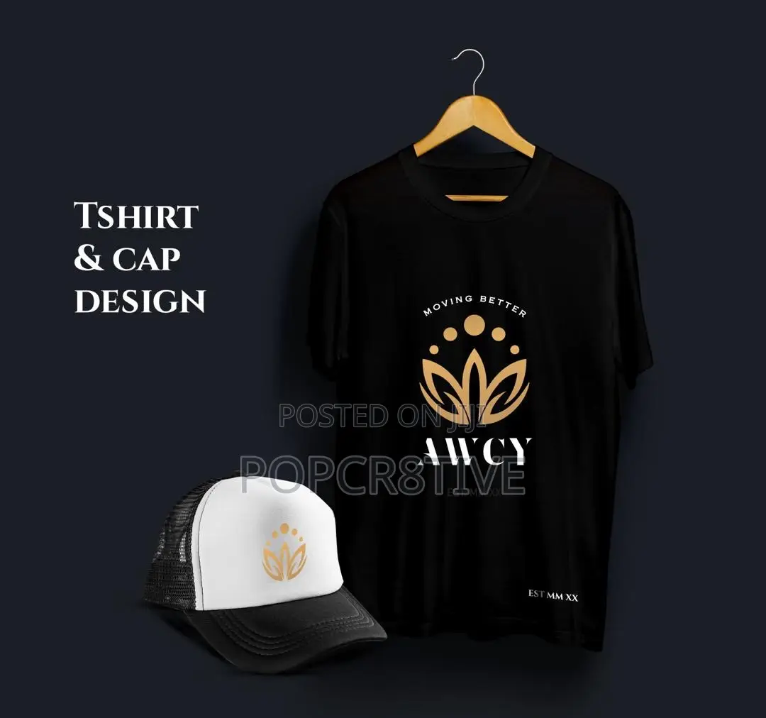 Custom T-Shirt Cap Printing Combo