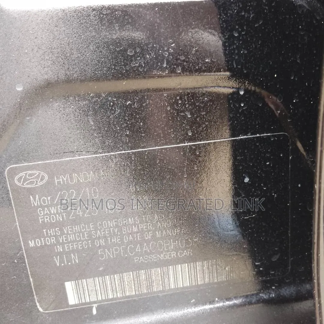 Hyundai Sonata 2012 Black