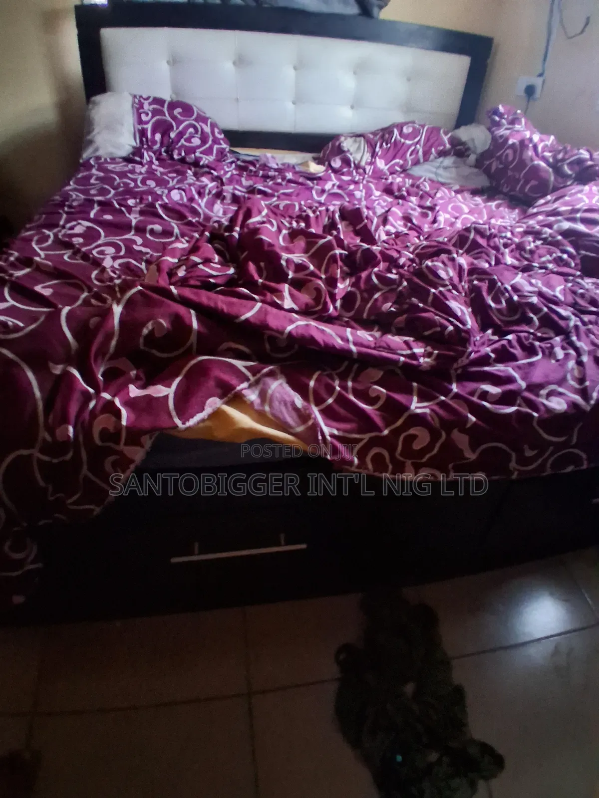 6 by 6 Bedframe and Mattress