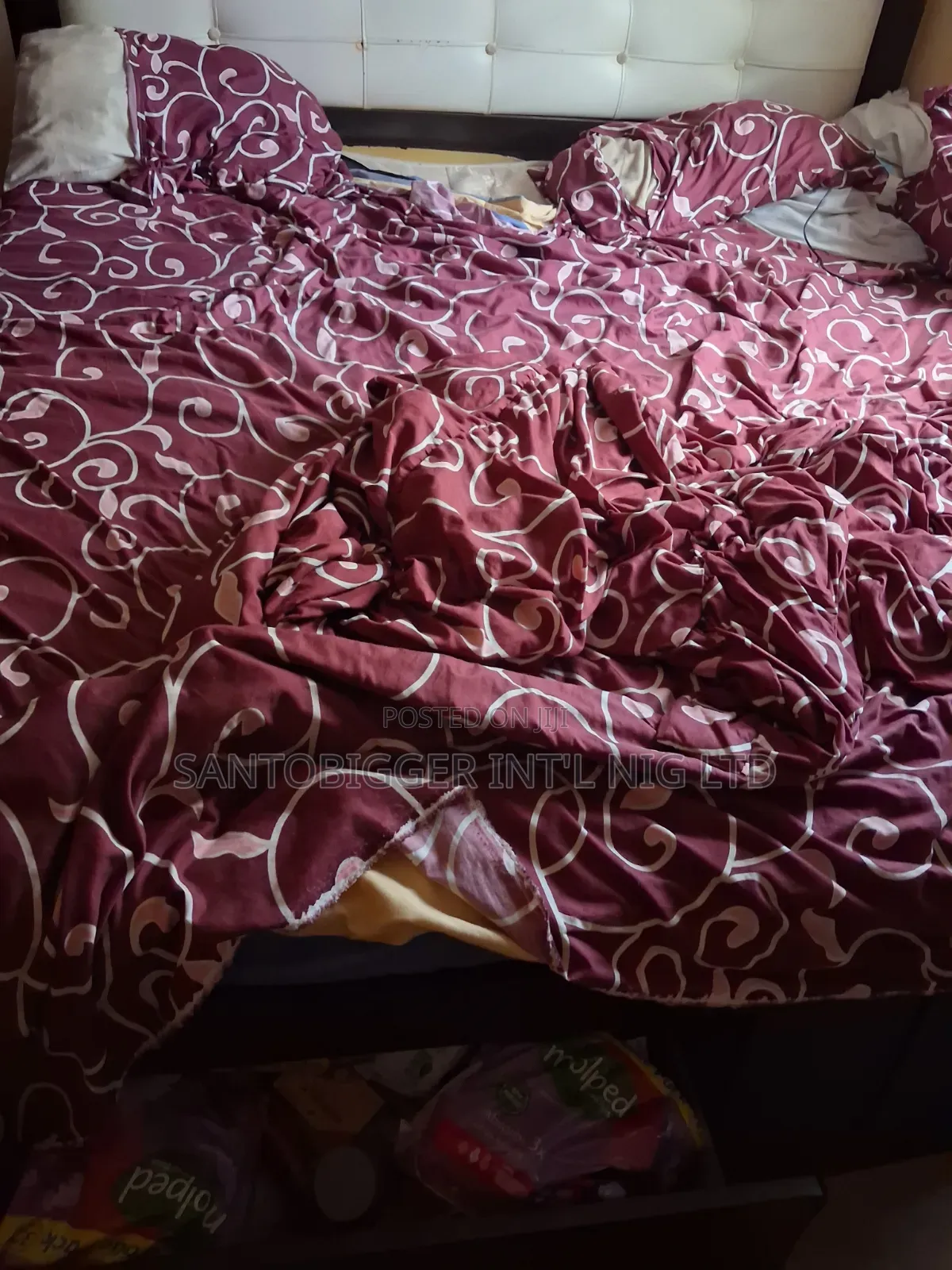6 by 6 Bedframe and Mattress