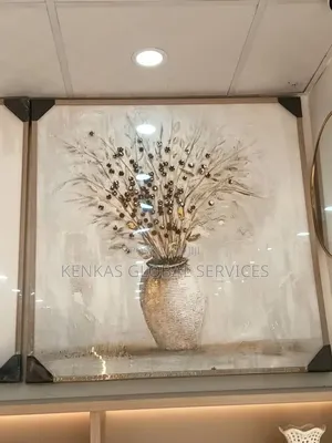 100 by 100 Floral Vase Wall Art