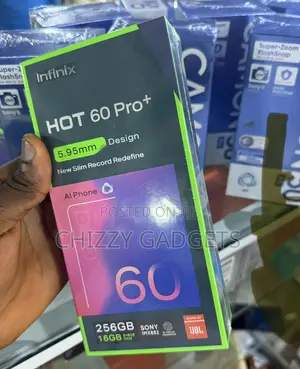 New Infinix Hot 60 Pro+ 256 GB