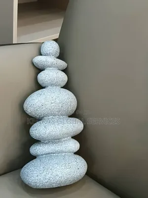 Modern Zen Stacked Stone Sculpture