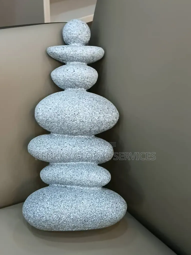 Modern Zen Stacked Stone Sculpture