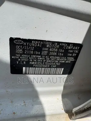 Hyundai Elantra 2014 White